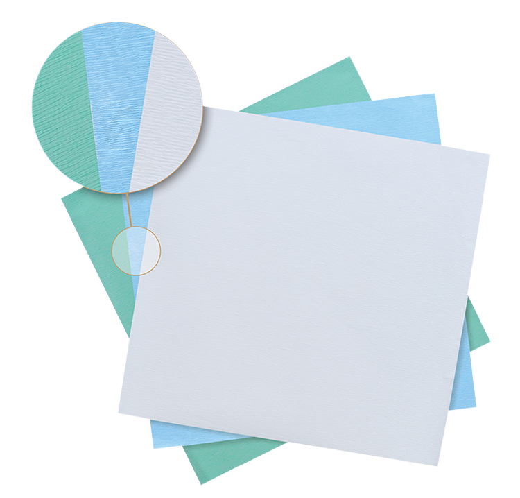 Папір крепований WIPAK 100*100см